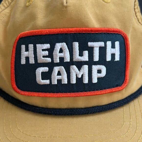 Richardson Outdoor Health Camp Hat Cap SnapBack Yellow Gold Patch Rope Trim - Picture 3 of 11